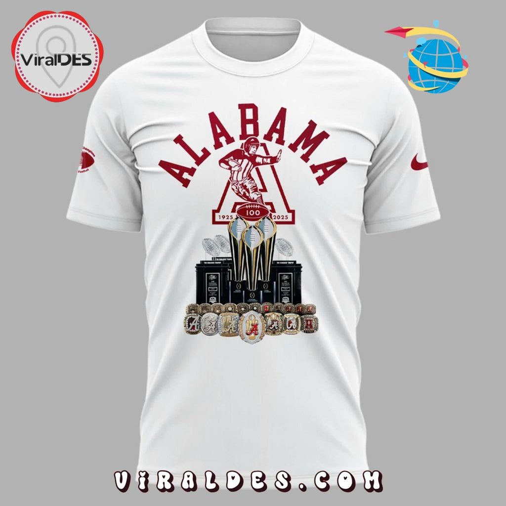 100 Years of Alabama Football Shirt