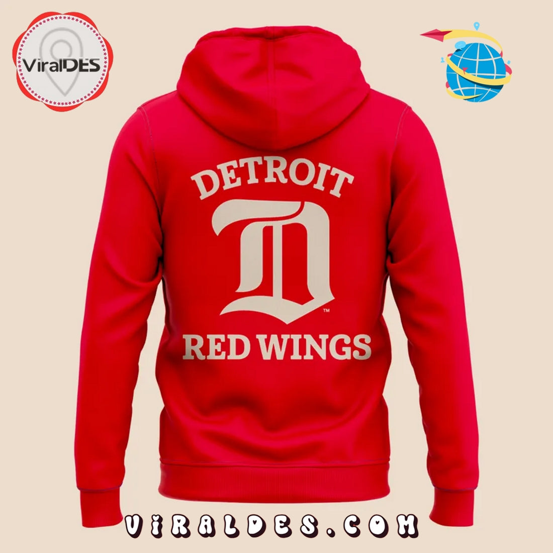 100 Years Of Hockeytown Detroit Red Wings Hoodie
