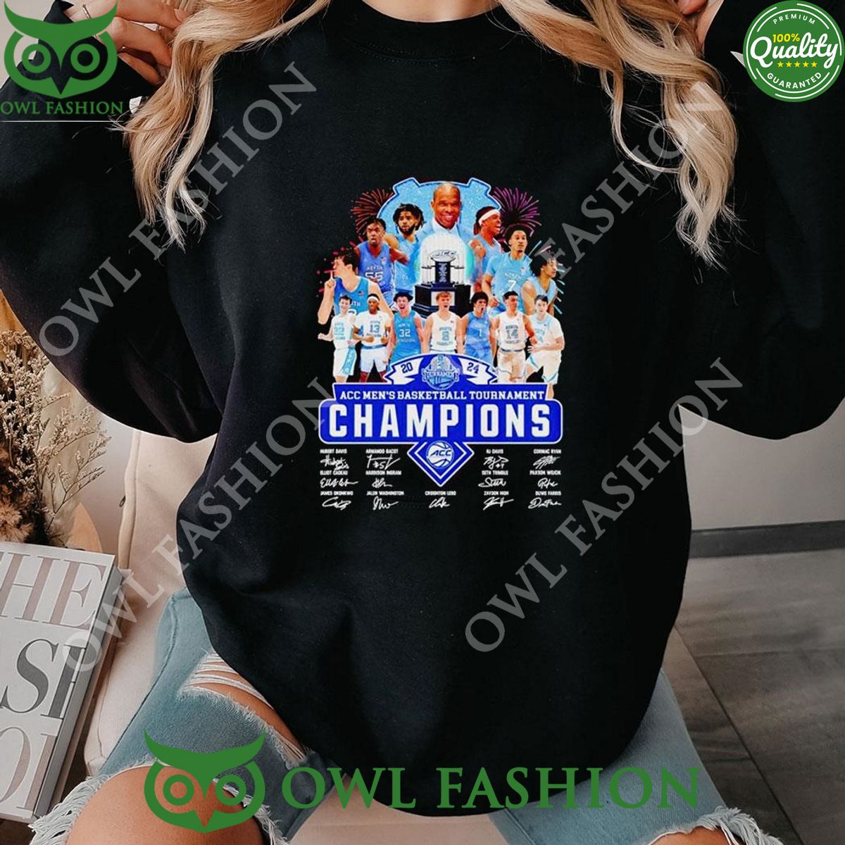 2024 Acc Men’s Basketball Tournament Champions Tar Heels t Shirt