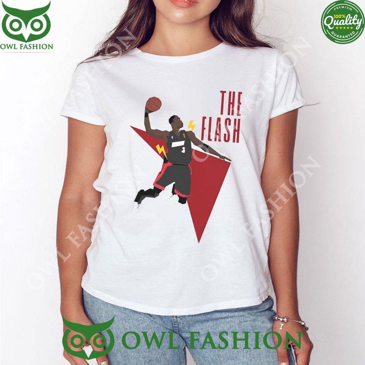 2024 Dwyane Wade Miami Heat The Flash Shirt