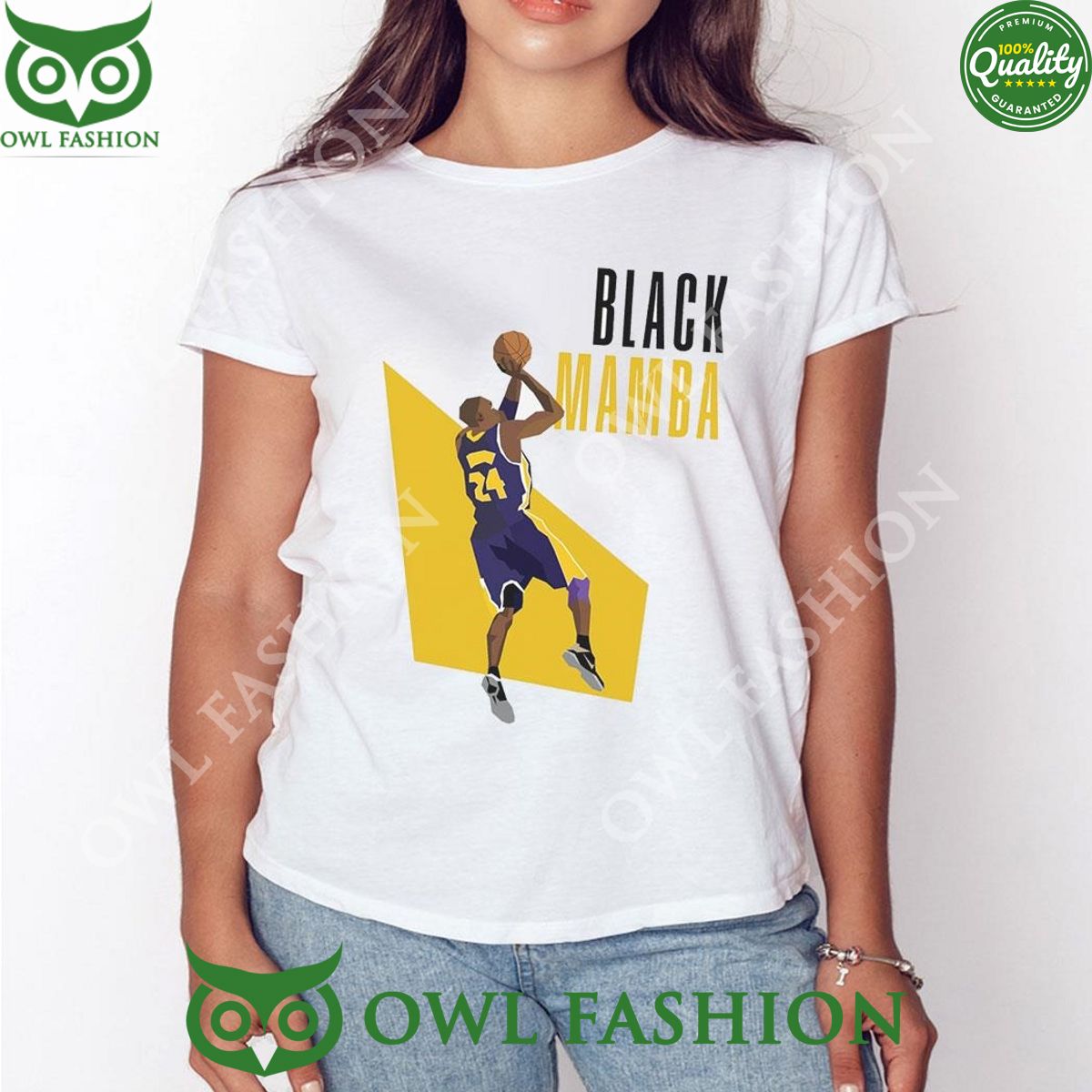 2024 Los Angeles Lakers Kobe Bryant Black Mamba t Shirt