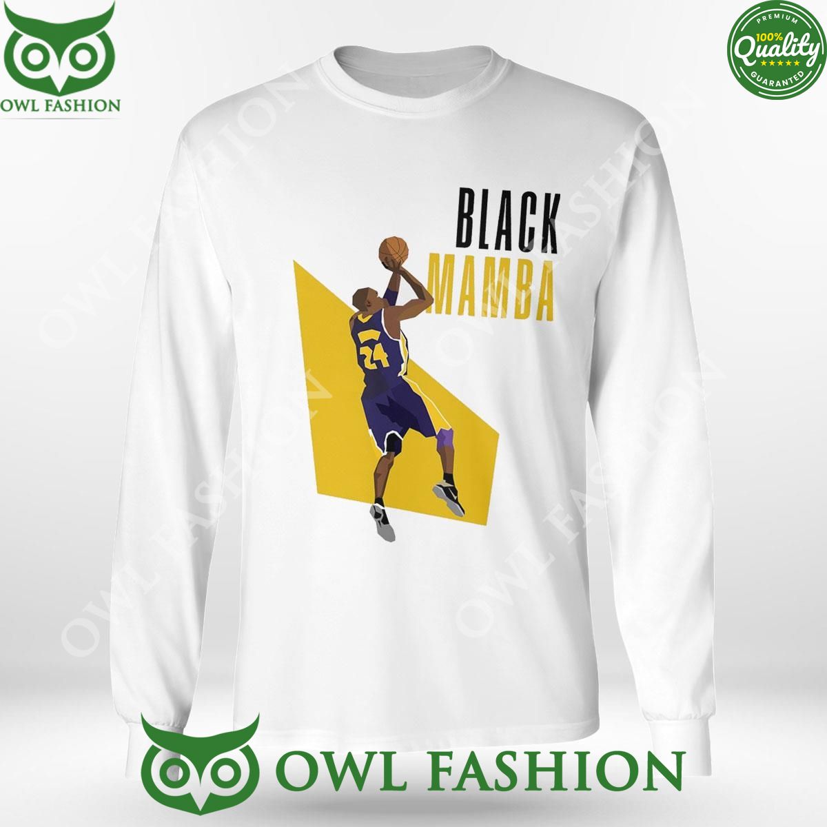 2024 Los Angeles Lakers Kobe Bryant Black Mamba t Shirt