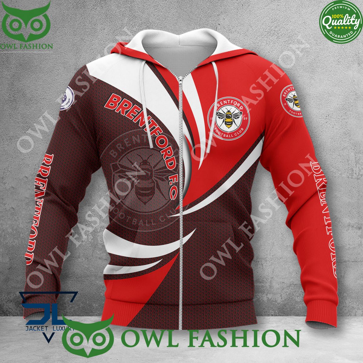 2024 New Design Brentford FC EPL Premier League Hoodie Shirt