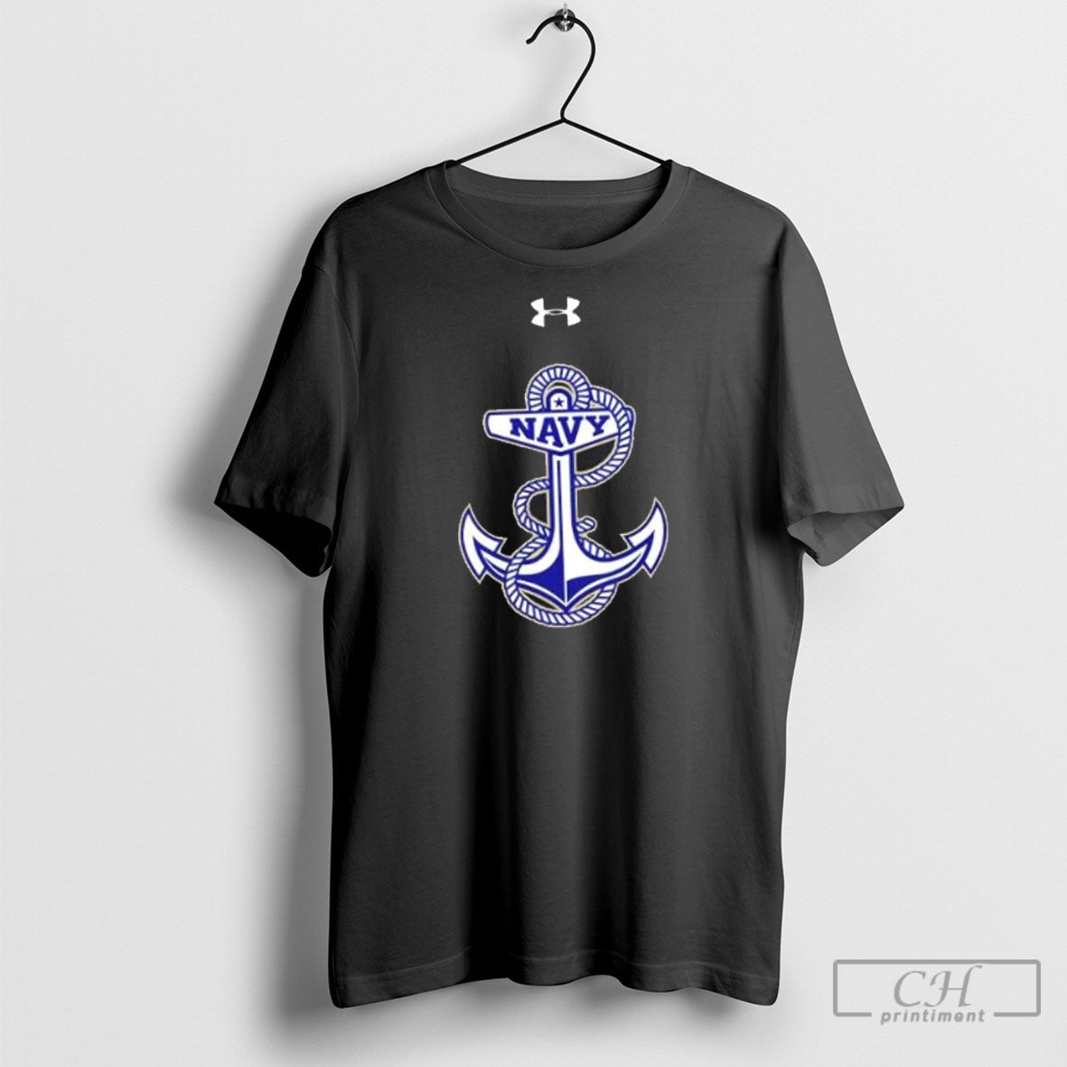 2025 Navy Football Logo Shirt Sweater