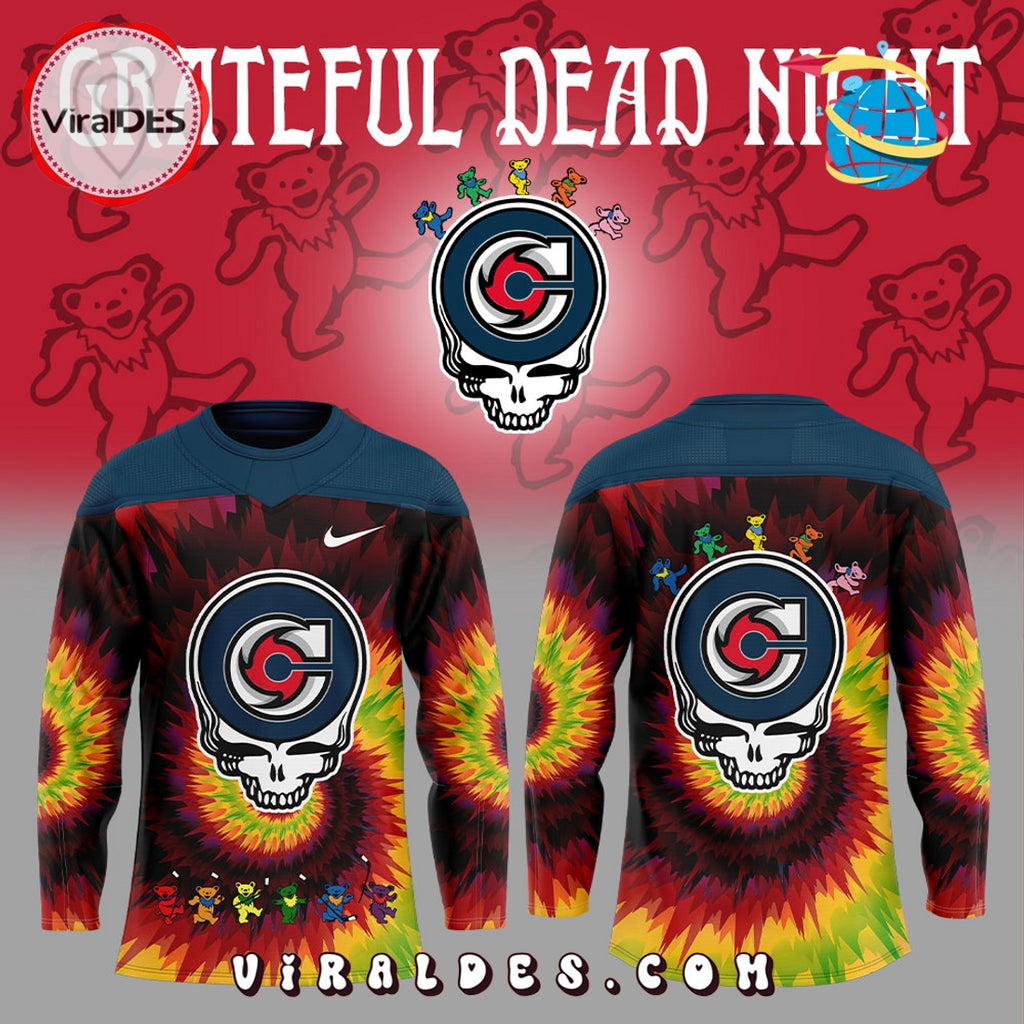 2025 Cincinnati Cyclones Grateful Dead Night Hockey Jersey