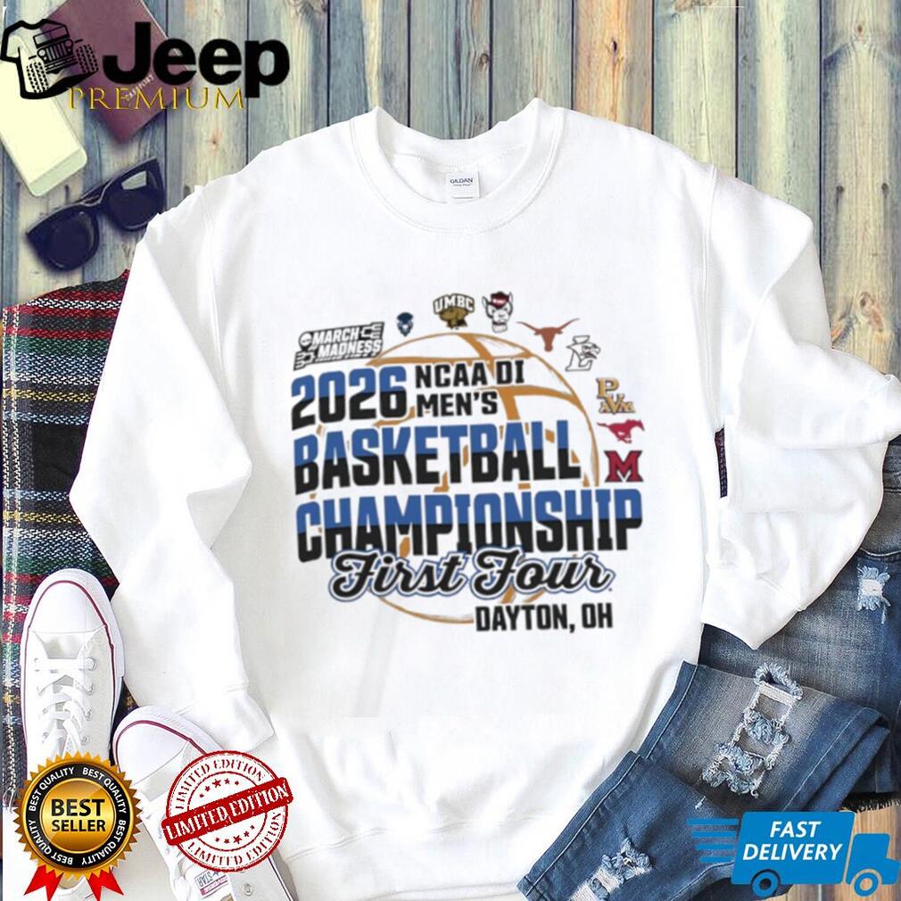 2026 NCAA DI Men’s Basketball First Four Dayton OH T Shirt