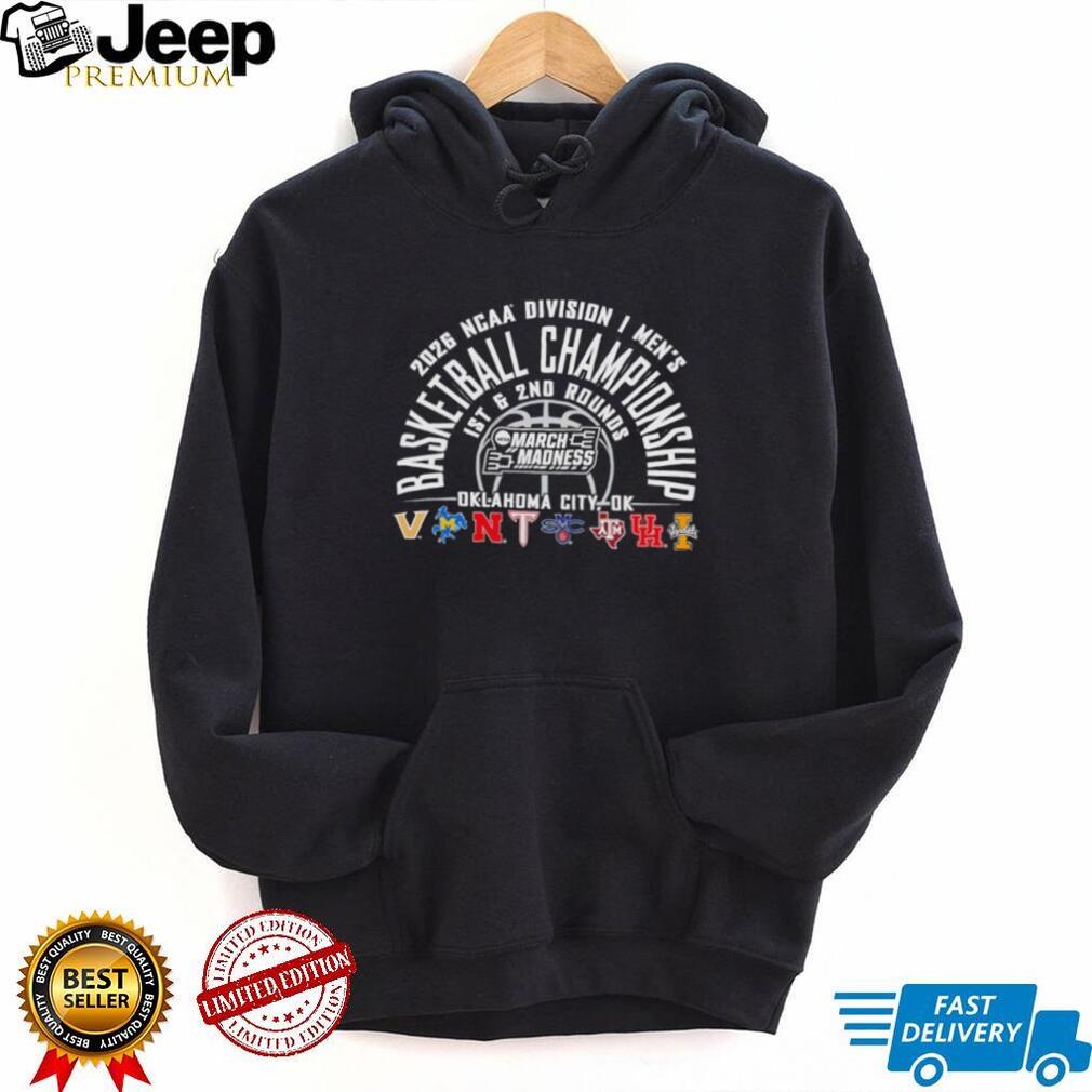 2026 NCAA March Madness Oklahoma City 1st & 2nd Rounds T Shirt