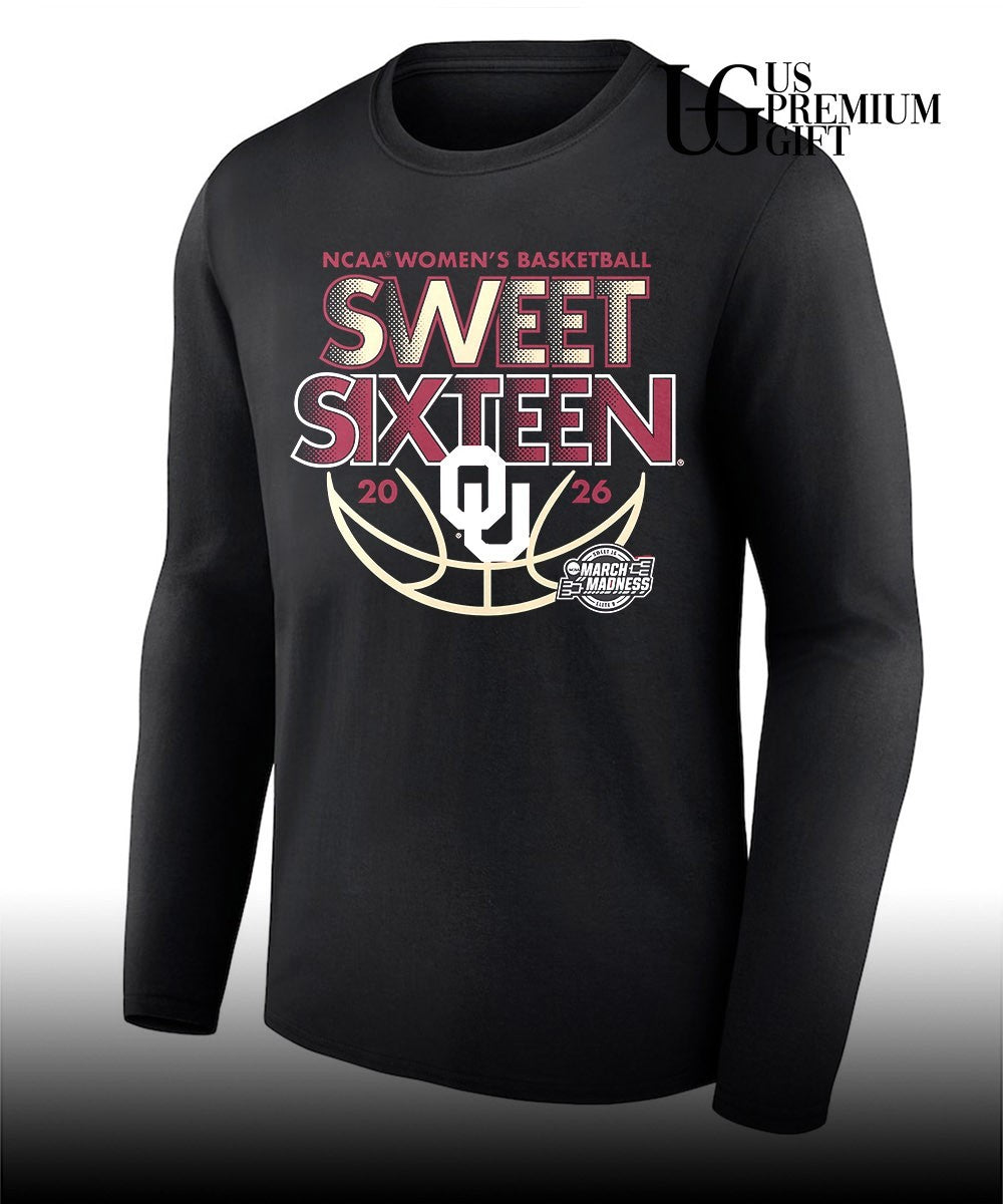2026 Sweet Sixteen Oklahoma Sooners men’s basketball NCAA March Madness shirt