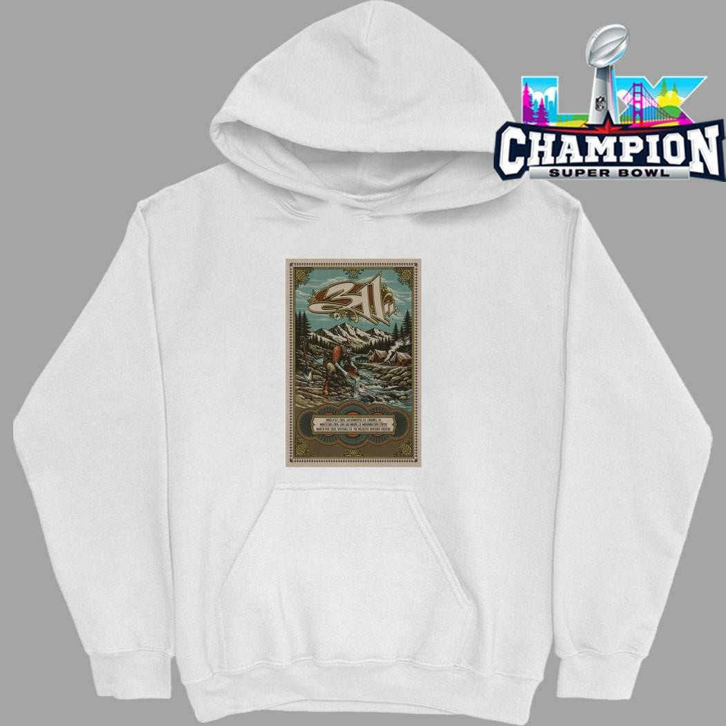 311 Band March 1 2026 Channel 24 Sacramento Ca Shirt