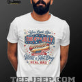 4th of July Patriotic Hot Dog Funny Quote Independence Day Shirt