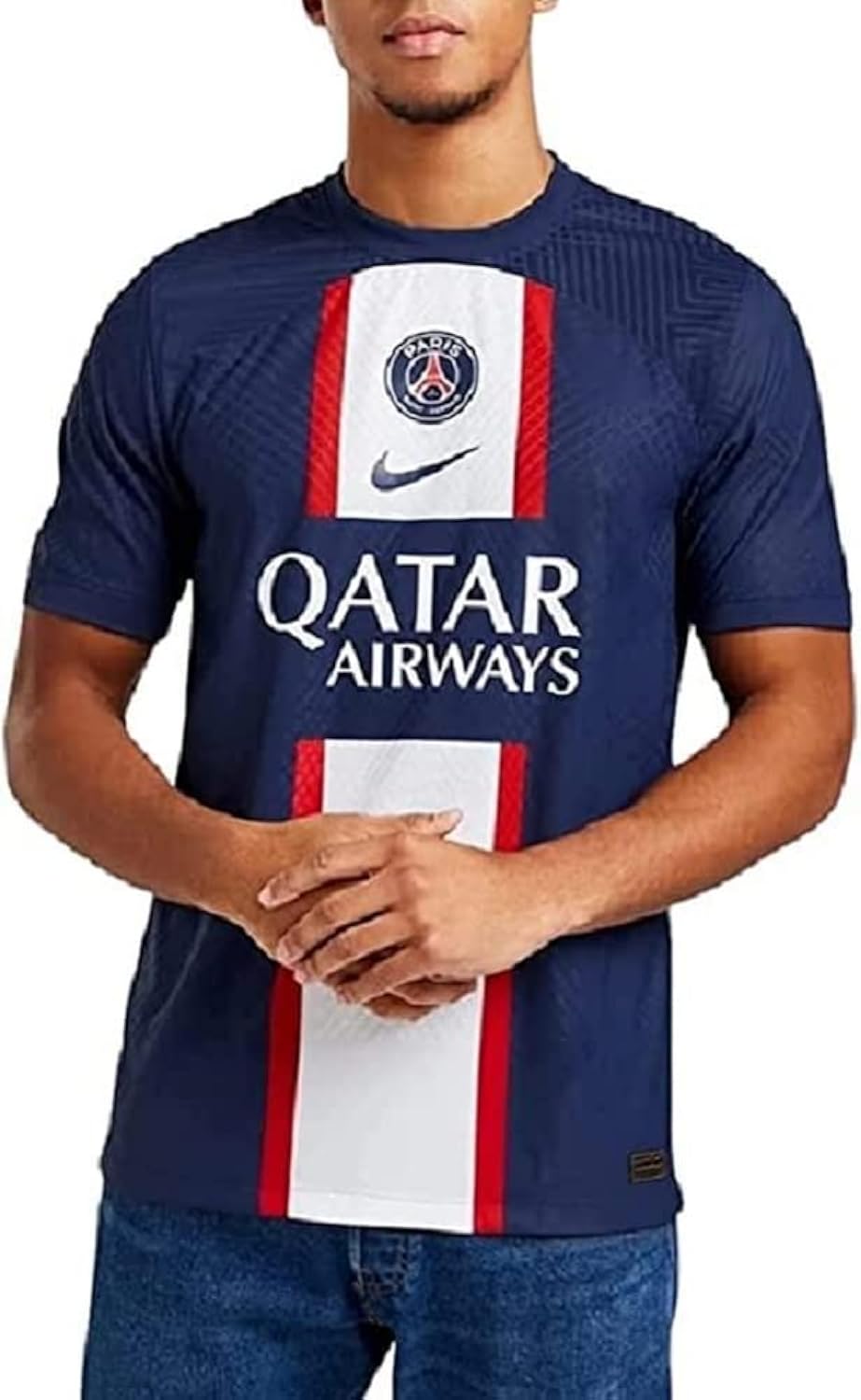 2023-2024 PSG Home Football Soccer T-Shirt Jersey Navy