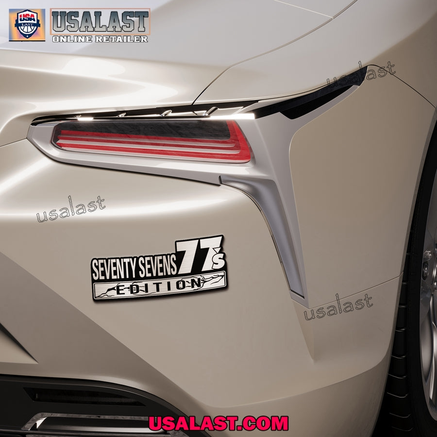 77 Rock Band Edition 3D Engraved Car Name Emblem