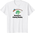 Pawpaw's Fishing Buddy Grandson or Granddaughter Fish T-Shirt