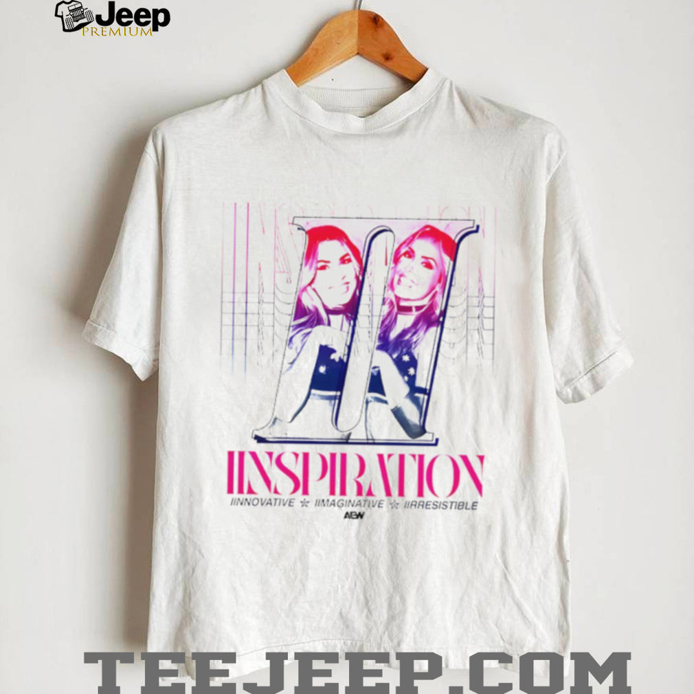 AEW The IInspiration Cassie Lee and Jessica McKay Innovative Imaginative T Shirt