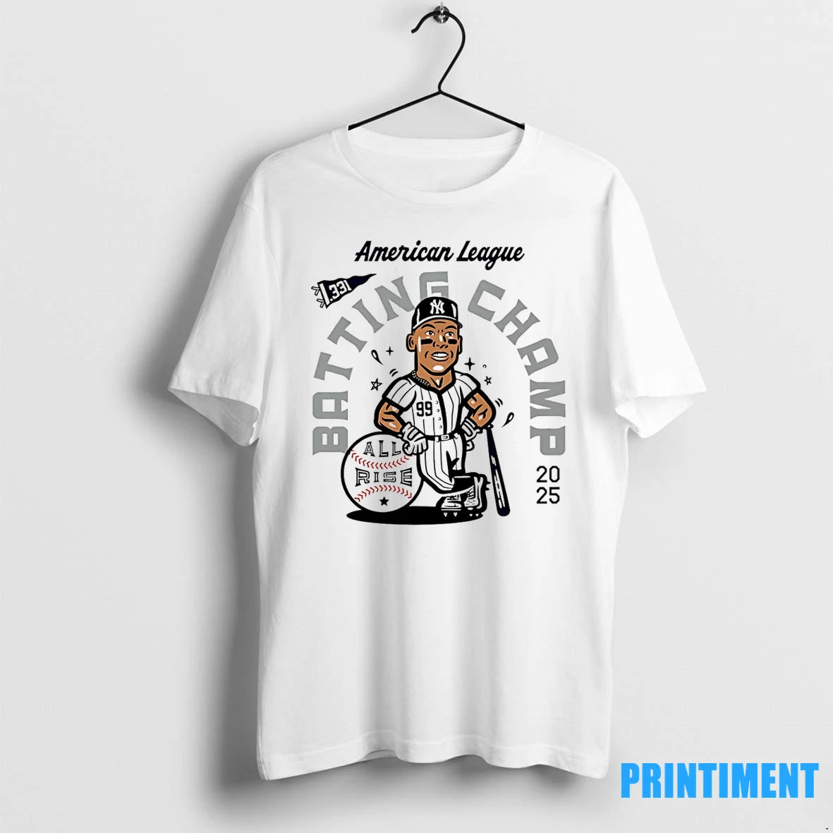 Aaron Judge Ny Yankees American League Batting Champ 2025 Tshirts Sweater