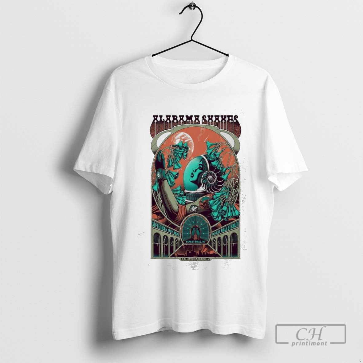 Alabama Shakes On Sep 17 2025 In Forest Hills Ny Tour T Shirt Sweater