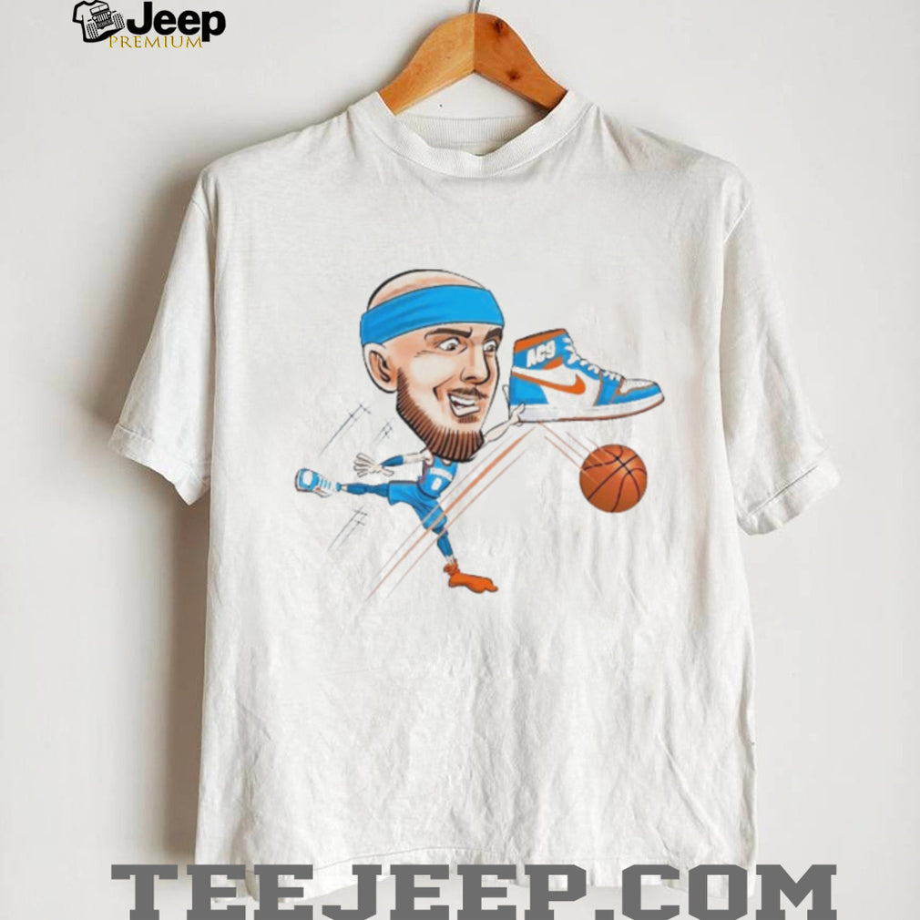 Alex Caruso AC9 Basketball Caricature Sneaker Graphic Tee