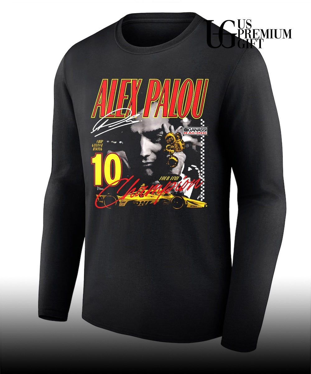Alex Palou Four-Time Champ signature shirt