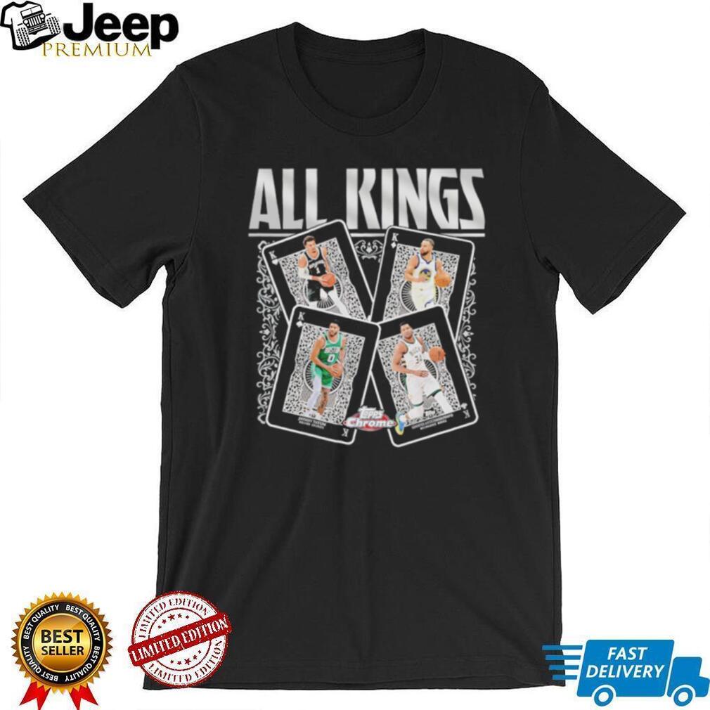 All Kings NBA Stars Topps Chrome Playing Cards Basketball T Shirt