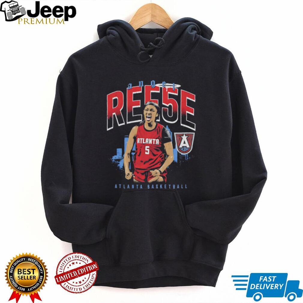 Angel Reese Atlanta Basketball Sky High Power Graphic T Shirt