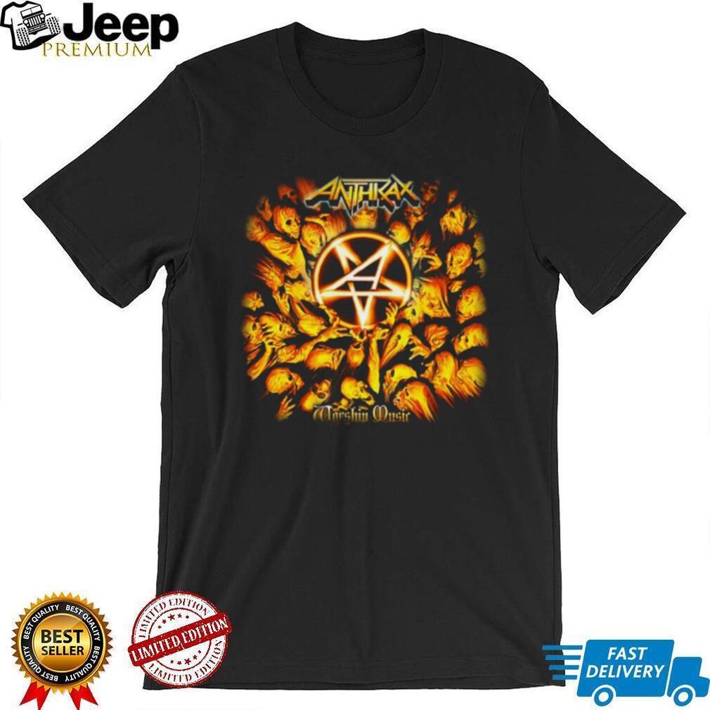 Anthrax Worship Music Crowded Souls Album Art Metal T Shirt