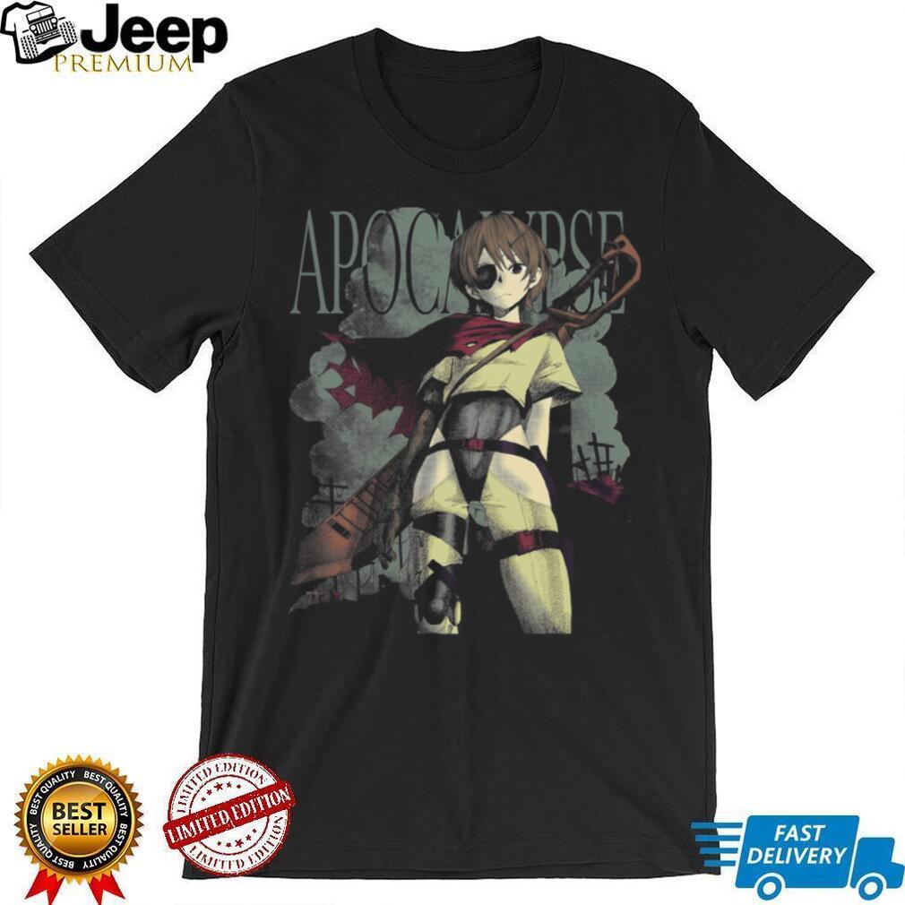 Apocalypse Anime Girl Aesthetic T Shirt Post Apocalyptic Manga Art