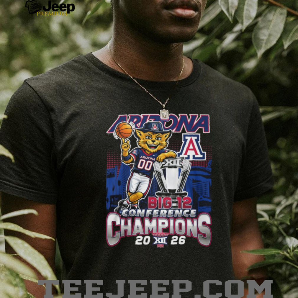 Arizona Wildcats Big 12 Conference Basketball Champions 2026 T Shirt