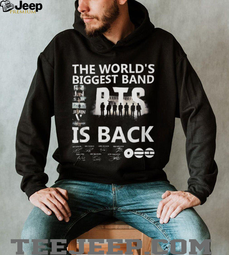 BTS The World’s Biggest Band Is Back Signature Member Photo T Shirt