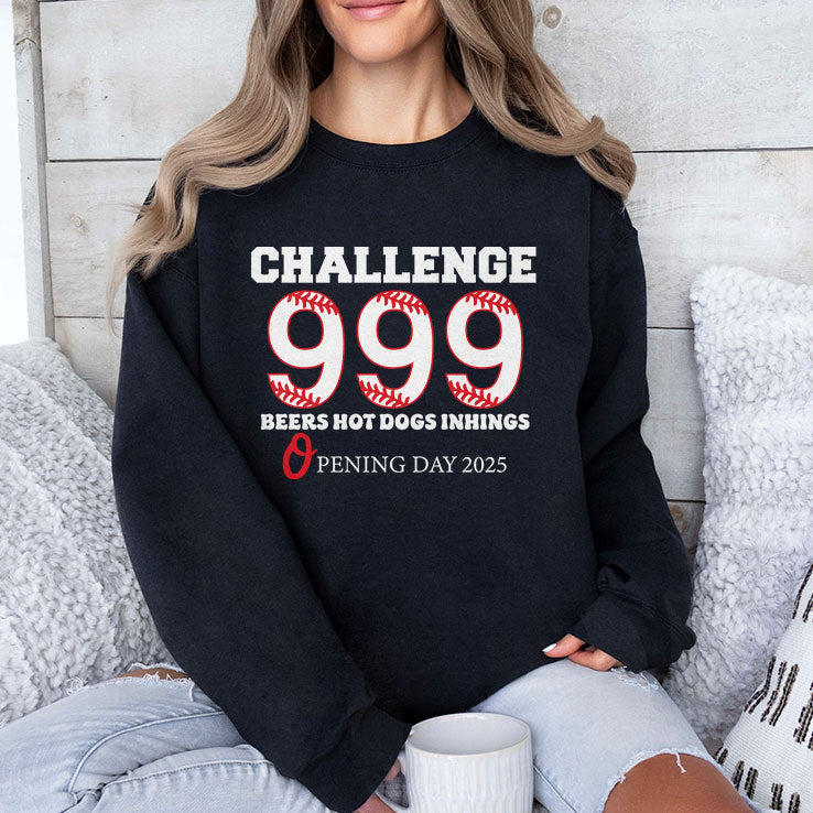 Baltimore 999 Challenge 9 Beers 9 Hot Dogs 9 Innings Opening Day 2025 Shirt