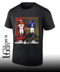 Baltimore Orioles on Saturdays fist bump Baltimore Ravens on Sundays city skyline 2026 mascot shirt