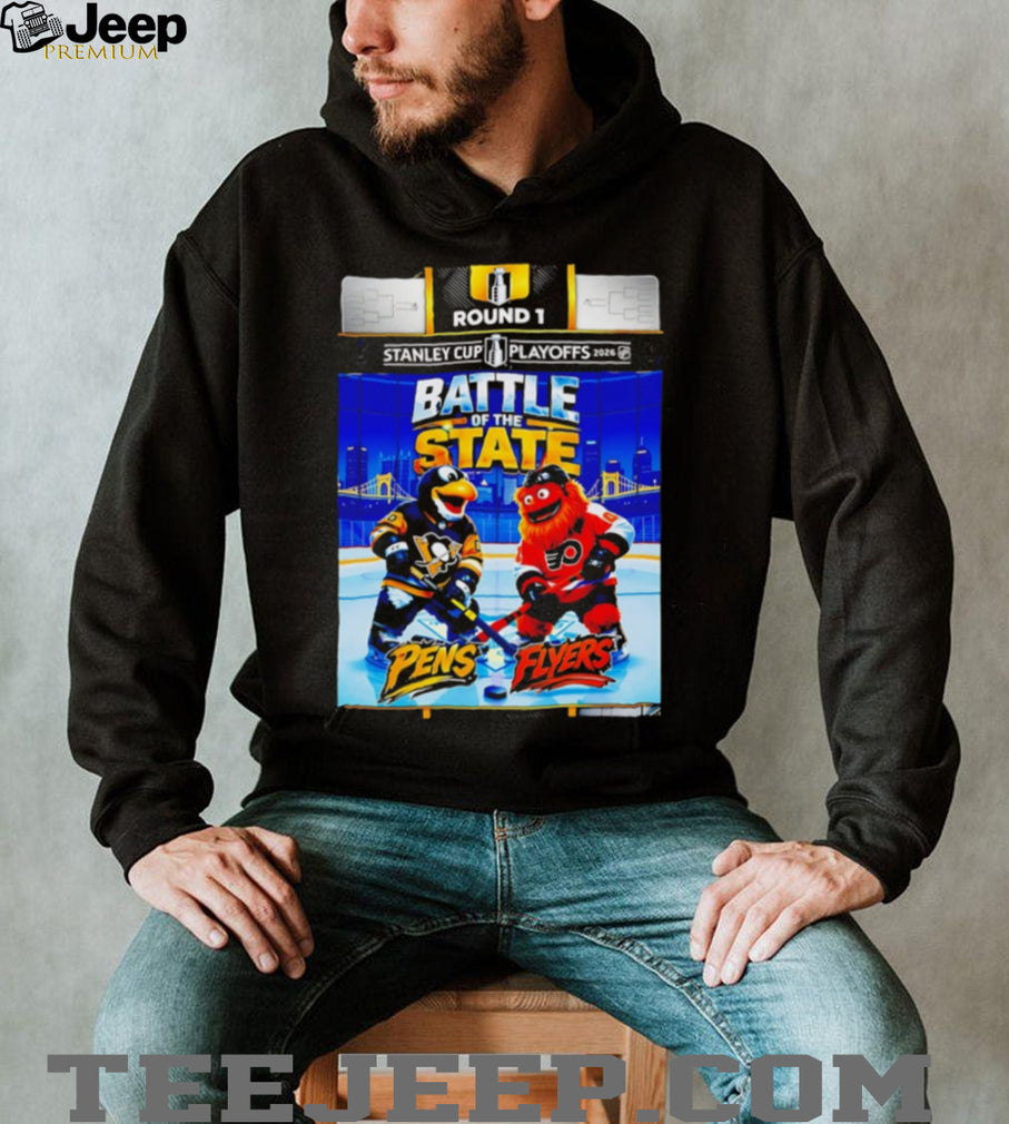 Battle of the State Pens vs Flyers Round 1 Mascot Graphic T Shirt