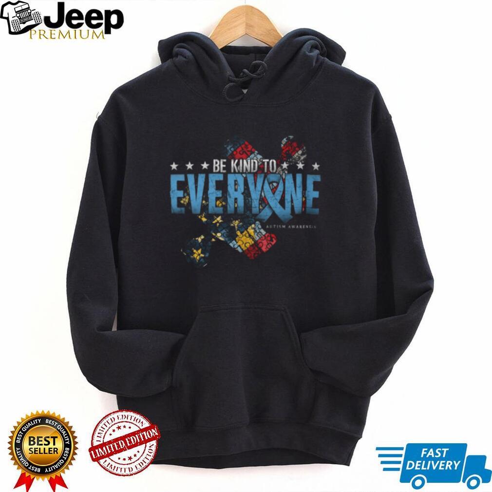 Be Kind To Everyone Autism Awareness Ribbon Puzzle Piece T Shirt