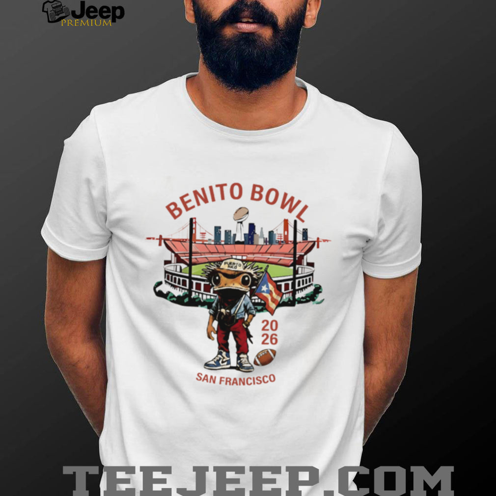 Benito Bowl San Francisco 2026 Puerto Rico Frog Streetwear Tee