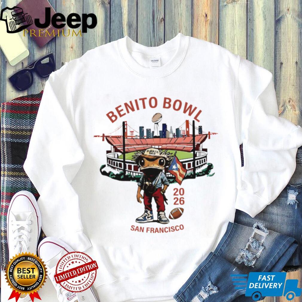 Benito Bowl San Francisco 2026 Puerto Rico Frog Streetwear Tee