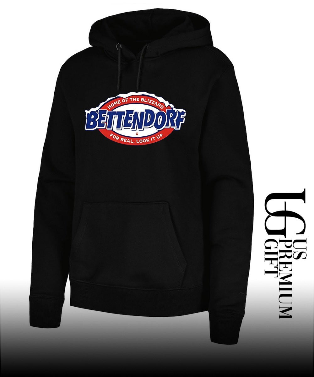 Bettendorf Blizzard home of the blizzard bettendorf for real look it up shirt
