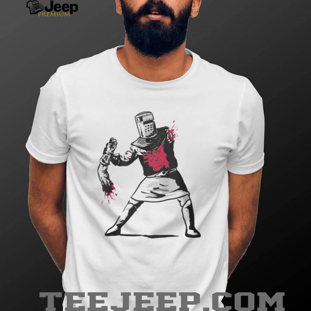 Black Knight Armless Flesh Wound Monty Python Graphic T Shirt