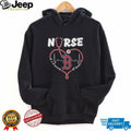 Boston Red Sox Nurse Work of Heart Stethoscope Fan T Shirt
