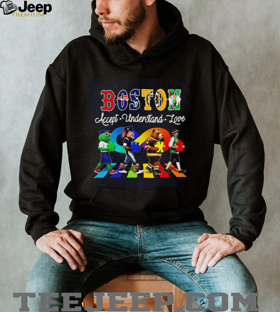 Boston Sports accept understand love mascot shirt