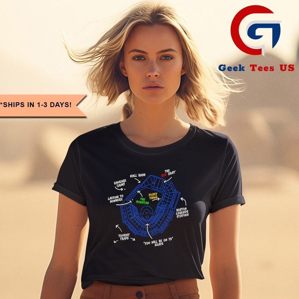 Boston’s Ballpaahk Map shirt