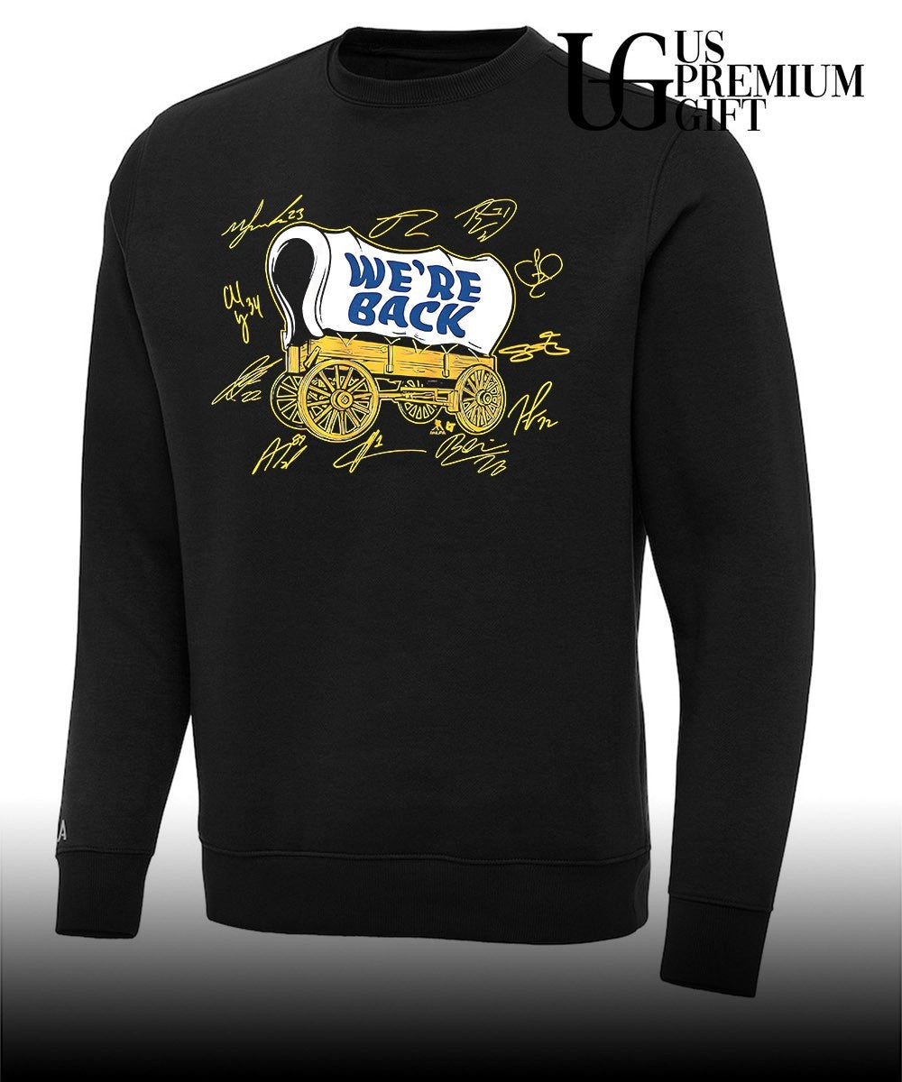 Buffalo Sabres hockey wagon we’re back siganture shirt