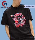Caitlin Clark wearing Kelsey Mitchell for MVP shirt