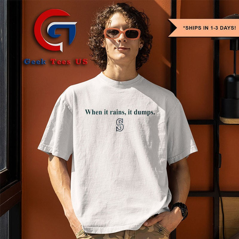 Cal Raleigh when it rains it dumps shirt