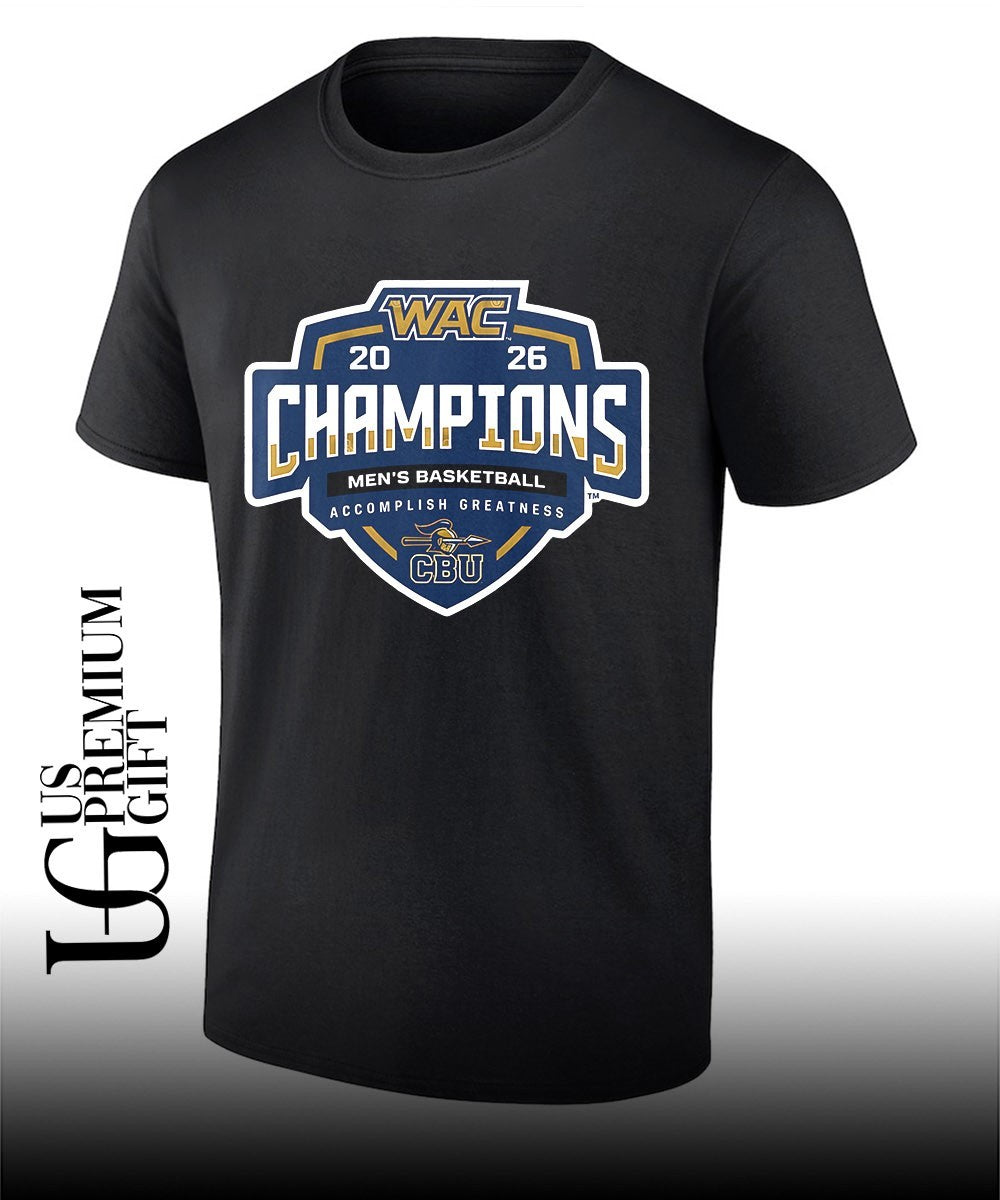 California Baptist Lancers Men’s Basketball WAC Champions 2026 shirt