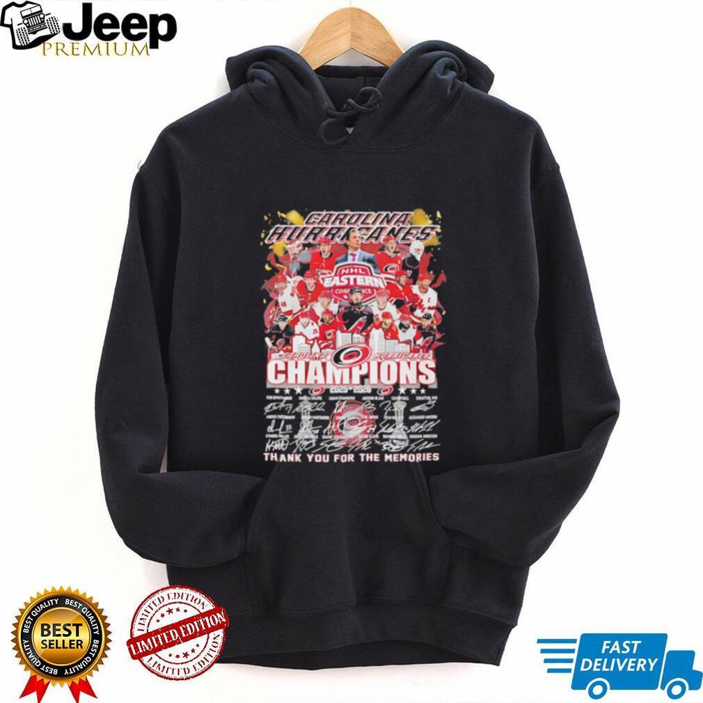Carolina Hurricanes Eastern Conference Champions skyline shirt