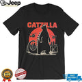 Catzilla Japanese Kaiju Movie Parody Giant Cat City Graphic T Shirt