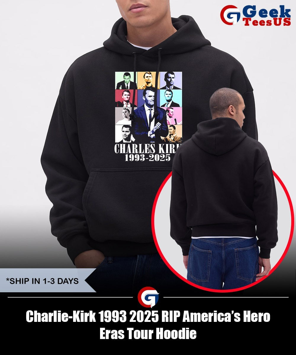 Charlie-Kirk 1993 2025 RIP America’s Hero Eras Tour shirt