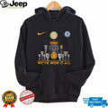 Chelsea FC We’ve Won It All Trophy Collection Lion Crown T Shirt