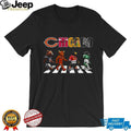 Chicago Teams Mascot Walk Abbey Road Style T Shirt