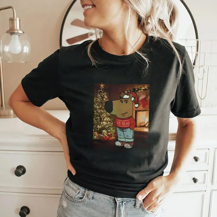 Chill Guy Meme Christmas Costume Shirt