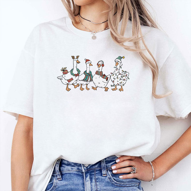 Christmas Silly Goose T Shirt